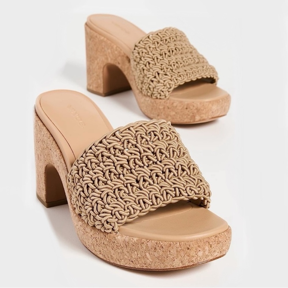 Vince Nicki Crochet Platform Sandal - Picture 15 of 15